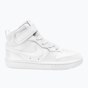 Dětské boty do vody Nike Court Borough Mid 2 white/white/white