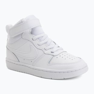 Dětské boty do vody Nike Court Borough Mid 2 white/white/white