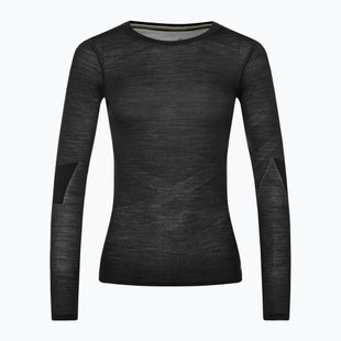 Dámská termoakční mikina Smartwool Intraknit Merino 200 Crew black/white