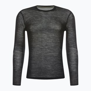 Pánská termoakční mikina Smartwool Intraknit Merino 200 Crew black/white