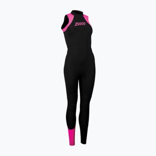 Dámský plavecký neopren  Zoggs OW Explorer LJ 3.2.2 mm black/pink