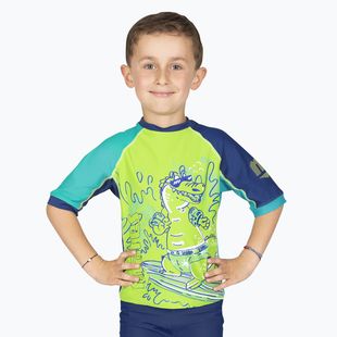 Dětské plavecké tričko  Mares Rashguard Shield Kid lime