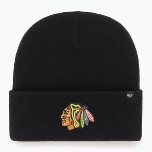 Zimní čepice 47 Brand NHL Chicago Blackhawks Haymaker black