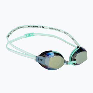 Dámské plavecké brýle TYR Blackops 140 Ev Racing Mirrored gold/ mint/ white