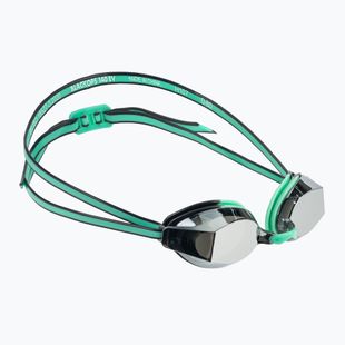Dámské plavecké brýle TYR Blackops 140 Ev Racing Mirrored silver/ mint/ black