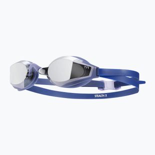 Plavecké brýle TYR Stealth-X Performance Mirrored purple/blue