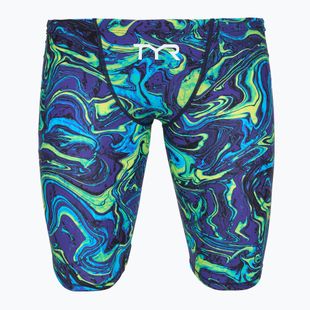 Pánské plavecké jammery TYR Thresher Jammer Hyperblitz blue/green