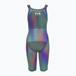 Dámské jednodílné plavky TYR Avictor 2.0 Luminins Open Back elec lime