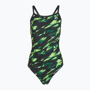 Dámské jednodílné plavky TYR Durafast Elite Triadic Diamondfit green