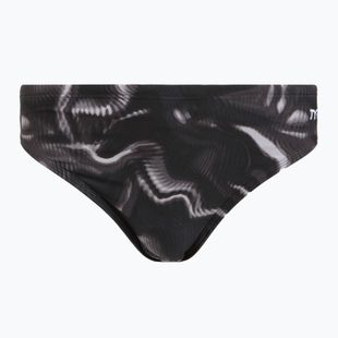 Pánské plavecké slipy TYR Durafast Elite Waveform Brief titanium