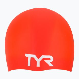 Plavecká čepice TYR Wrinkle Free Silicone bright red