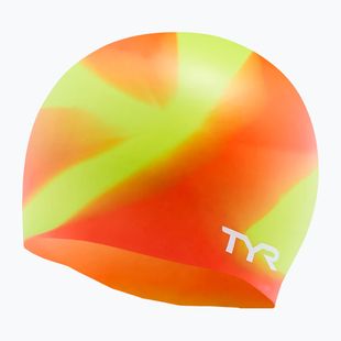 Plavecká čepice TYR Multi-Color Silicone lime/multi