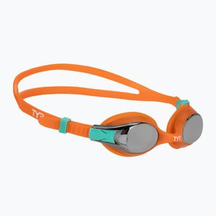 Dětské plavecké brýle TYR Swimple Metallized orange/multi