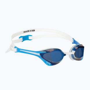 Plavecké brýle TYR Tracer-X Elite Racing Mirrored blue/white