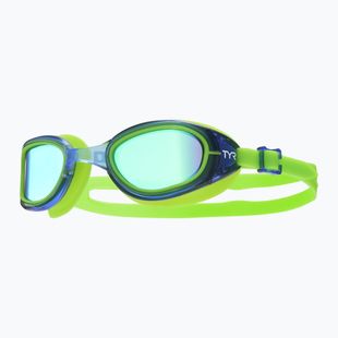 Plavecké brýle TYR Special Ops 2.0 Mirrored light green/navy