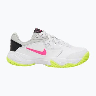 Dětské tenisové boty Nike Court Lite 2 Jr white/hot lime/grey fog/laser fuchsia