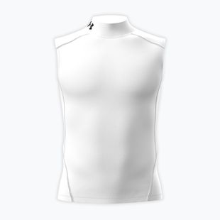 Pánské tréninkové tričko Under Armour HG Armour Comp Mock SL castlerock/white