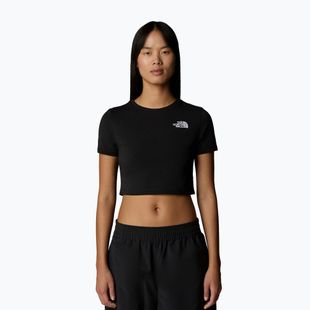 Dámské tričko The North Face Essential Cropped Slim Tee tnf black
