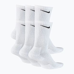 Ponožky Nike Everyday Cushioned 6 párů white/black
