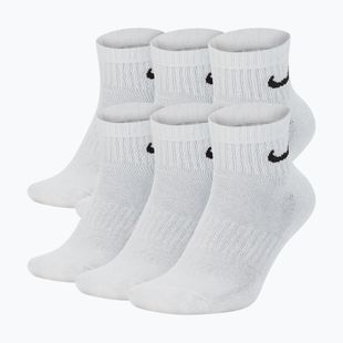 Ponožky Nike Everyday Cushioned 6 párů white/black