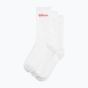 Ponožky Wilson Crew Logo 3 pairs bright white