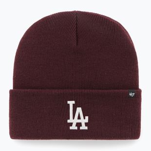 Zimní čepice 47 Brand MLB Los Angeles Dodgers Haymaker dark maroon