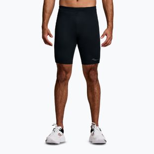 Pánské běžecké šortky Saucony Fortify Lined Half black