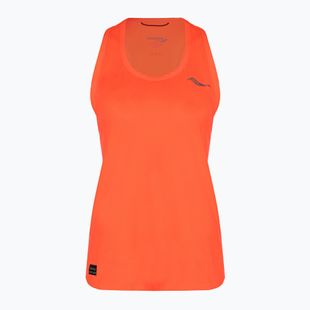 Dámské běžecké tílko tank top tričko   Saucony Stop tričko watch Singlet vizi red