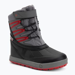 Dětské sněhule Merrell Snow Bank 5.0 WP black/red