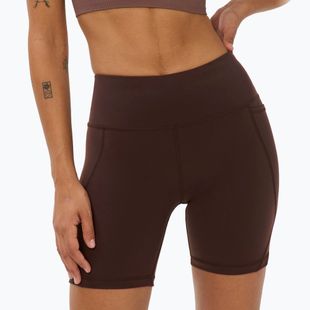 Dámské šortky Sweaty Betty Power Biker 6" Espresso Brown