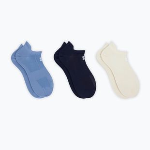 Dámské ponožky Sweaty Betty Lightweight Trainer 3 pary fadedblue frenchnavy crea