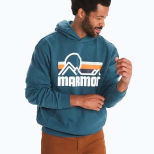Pánská trekingová mikina Marmot Coastal Hoody světle modrá M1425821541