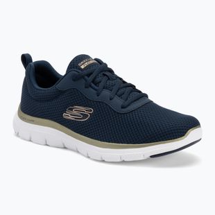 Dámské boty SKECHERS Flex Appeal 4.0 Brilliant View navy/gold