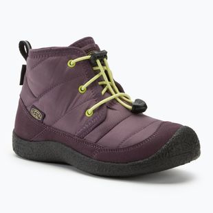 Juniorské boty KEEN Howser II Chukka WP plum perfect/daiquiri green