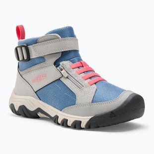 Juniorské turistické boty KEEN Targhee Boundless alloy/rouge red 