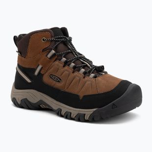 Dětské trekingové boty KEEN Targhee IV Mid Waterproof bison/brindle