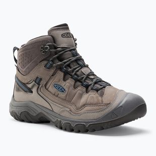 Pánské trekové boty KEEN Targhee IV Mid WP steel grey/coronet blue