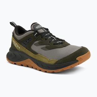 Pánské trekové boty KEEN Hightrail Waterproof Steel grey/forest night
