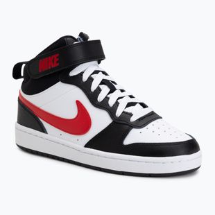Boty  Nike Court Borough Mid 2 white/white/black/university red