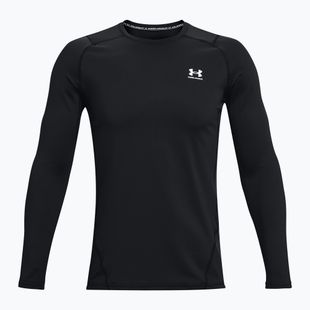 Pánské tréninkové tričko Longsleeve Under Armour CG Armour Fitted Crew black/white