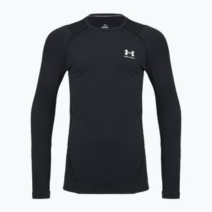 Pánské tréninkové tričko Longsleeve Under Armour CG Armour Fitted Crew black/white