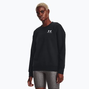 Dámská mikina Under Armour Essential Fleece Crew black/white