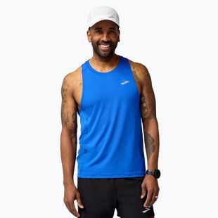 Pánské běžecké tílko Brooks Atmosphere Singlet 3.0 neo blue