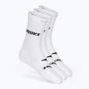 Běžecké ponožky Brooks Run-In Crew 3-Pack white