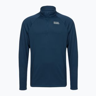 Pánská běžecká mikina Brooks Thermal Reflective 1/2 Zip blue