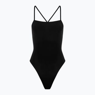 Dámské jednodílné plavky Hurley Solid Square Neck Moderate One Piece Swimsuit Black