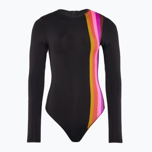 Dámská plavecká kombinéza  Hurley Fiji Fantasy Tie Back Surf Suit black