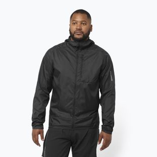 Pánská běžecká bunda Salomon Cross Wind deep black
