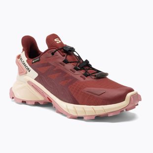 Dámské běžecké boty Salomon Supercross 4 GTX cow hide/syrah/blush
