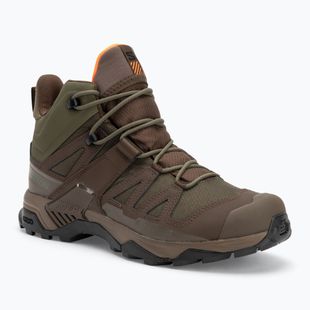 Pánské trekové boty Salomon X Ultra Tracker GTX green/earth brown/sharkskin